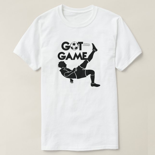 Tengo una camiseta de fútbol de juego (Diseño del anverso)