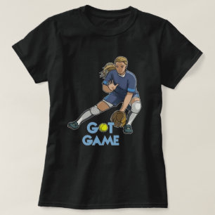 Tengo una camiseta de juego para softball