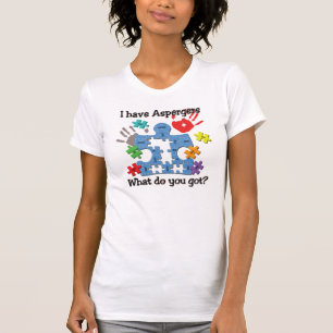Tengo una camiseta única y divertida de Aspergers