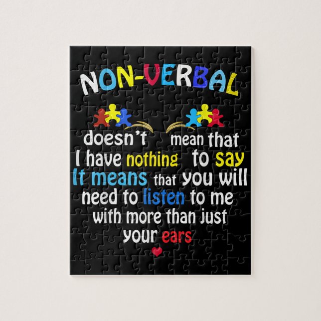 Tengo una pieza de rompecabezas de la conciencia d (Vertical)