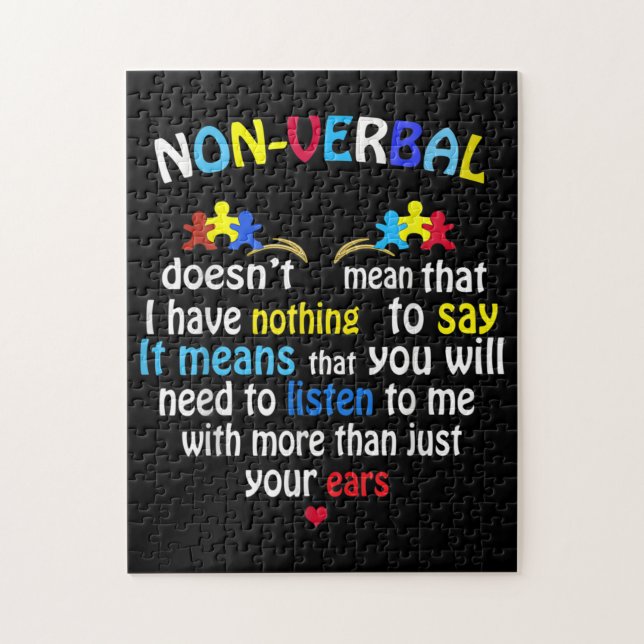 Tengo una pieza de rompecabezas de la conciencia d (Vertical)