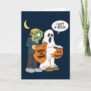 Tengo una tarjeta de halloween de rock