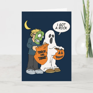Tengo una tarjeta de halloween de rock