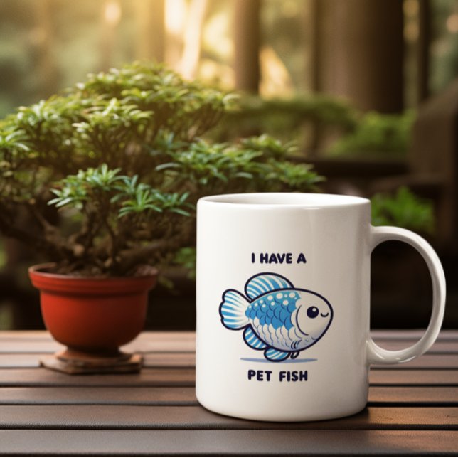 Tengo una taza de pescado mascota, un regalo bonit (Subido por el creador)