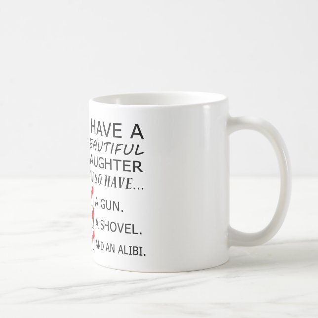 Tengo una taza hermosa del día de padre de la hija (Derecha)