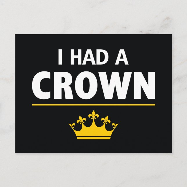 Tenía una postal de la Corona (Anverso)