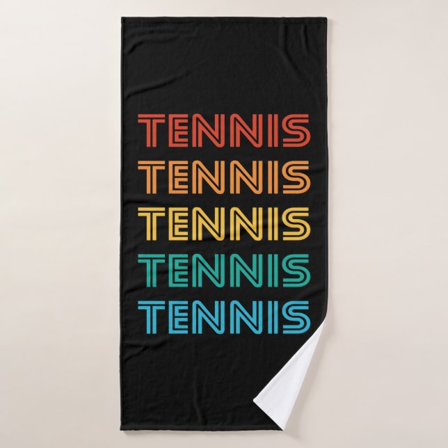 Tenis (Toalla de baño)