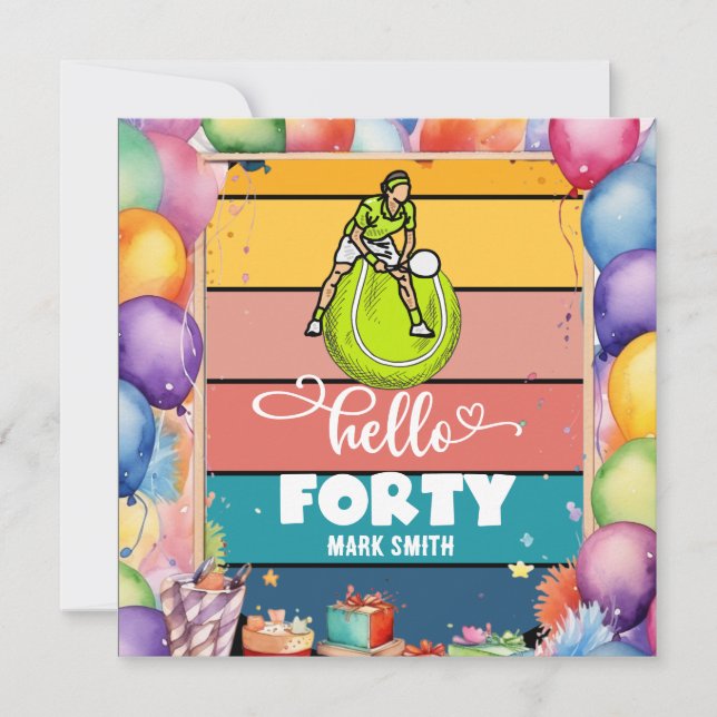 Tenis 40.º cumpleaños (Anverso)