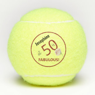 Tenis 50.ª pelota de tenis y número