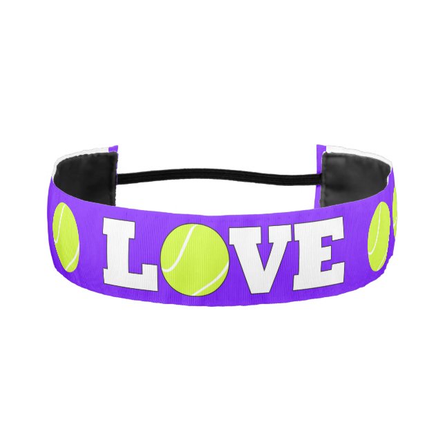 Tenis color personalizado ama la banda de la cabez (Anverso)