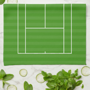 TENIS COURT LINE MARKING Kitchen Toalla