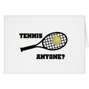 ¿Tenis cualquier persona?