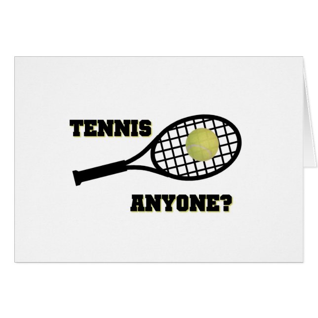 ¿Tenis cualquier persona? (Anverso (Horizontal))