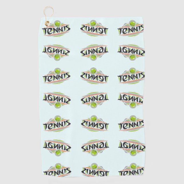 Tenis doble, toalla de sudor (Anverso)