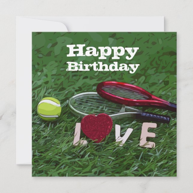 Tenis Feliz cumpleaños, amor por la pelota y la ra (Anverso)