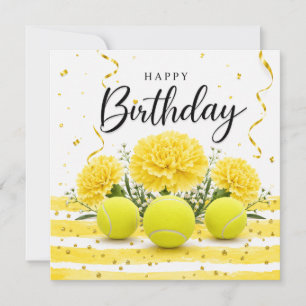 Tenis Feliz Cumpleaños con flores
