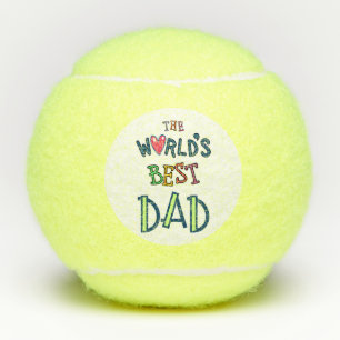 Tenis Feliz Día del Padre, bolas de tenis