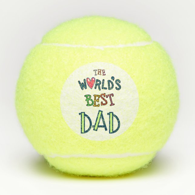 Tenis Feliz Día del Padre, bolas de tenis (Anverso)
