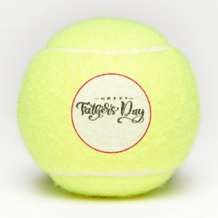 Tenis Feliz Día del Padre, bolas de tenis