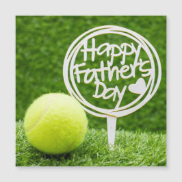 Tenis Feliz Día del Padre sobre hierba verde