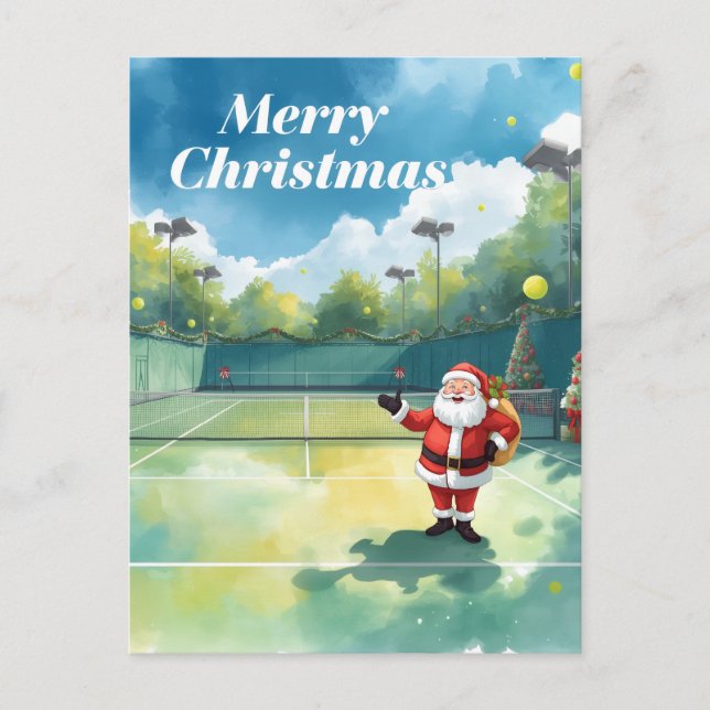 Tenis Feliz Navidad con Santa Claus (Anverso)