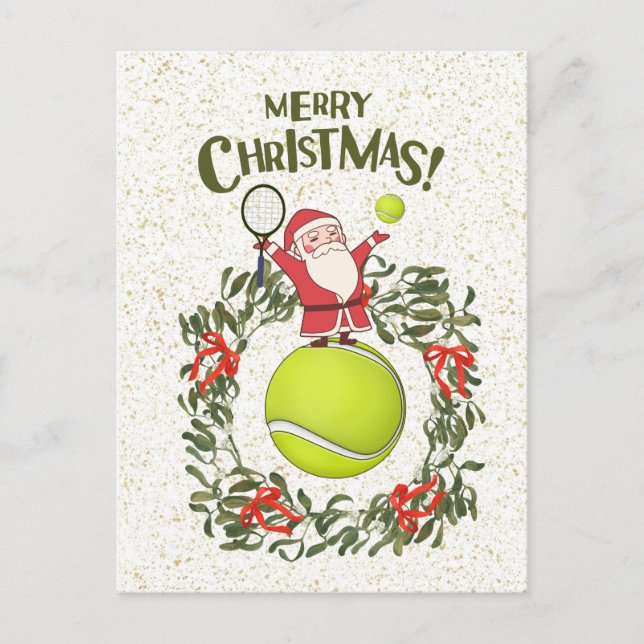 Tenis Feliz Navidad con Santa Claus (Anverso)