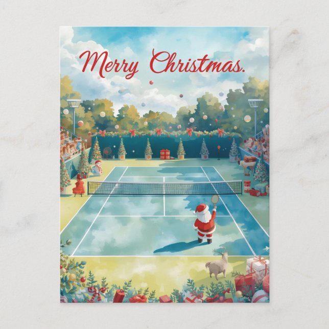 Tenis Feliz Navidad con Santa Claus (Anverso)