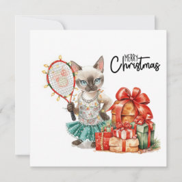 Tenis Feliz Navidad para los amantes del gato