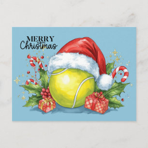 Tenis Feliz Navidad  pelota de tenis en la cancha 