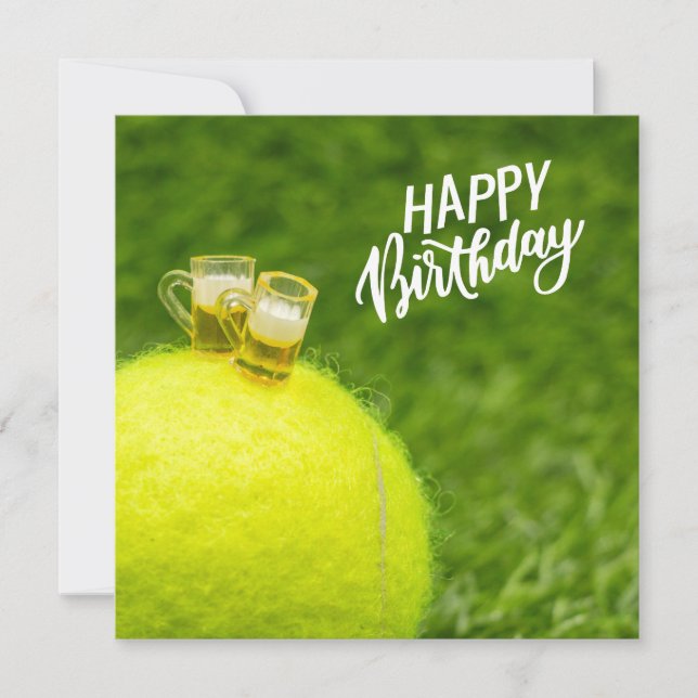 Tenis Fútbol Feliz Cumpleaños Fútbol con cerveza v (Anverso)