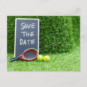 Tenis Guardar la fecha para la invitación de la fi