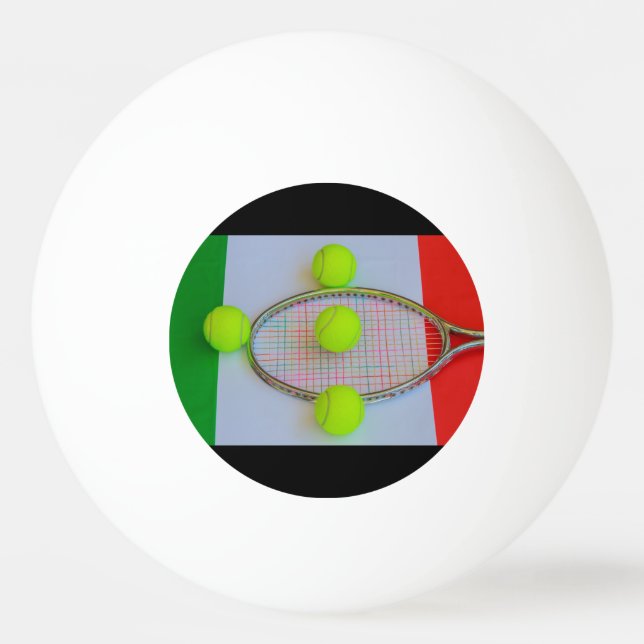 TENIS ITALIANO  BOLAS DE PING PONG (Anverso)