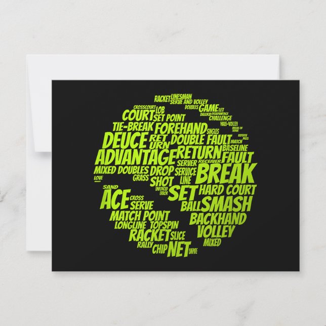 Tenis Jugador De Tenis Jugando A La Pelota De Teni (Anverso)