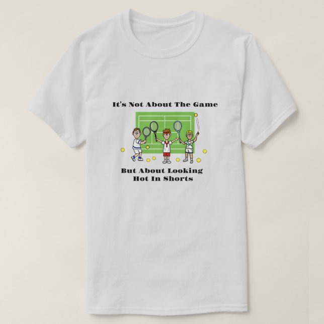Tenis masculino divertida camiseta de cortos calie (Diseño del anverso)