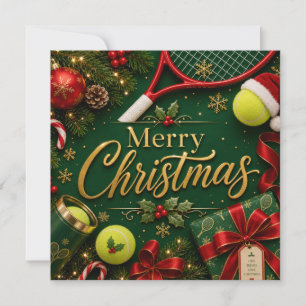 Tenis Navidad Raquetas Festivas