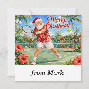 Tenis Navidad Raquetas Festivas