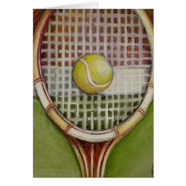 Tenis Racket con bolas en pista (Frente)