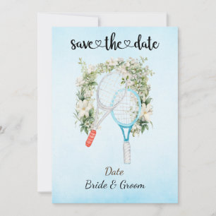 Tenis Salven la fecha Invitación a la fiesta de bo