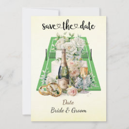 Tenis Salven la fecha Invitación a la fiesta de bo