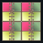 Tenis Shoe arte de la moda encaja rosa y verde<br><div class="desc">Tenis Shoe arte de moda encaja Poster rosa y verde</div>