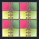 Tenis Shoe arte de la moda encaja rosa y verde<br><div class="desc">Tenis Shoe arte de moda encaja Poster rosa y verde</div>