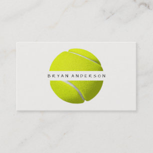 Tenis - tarjeta de visita personal