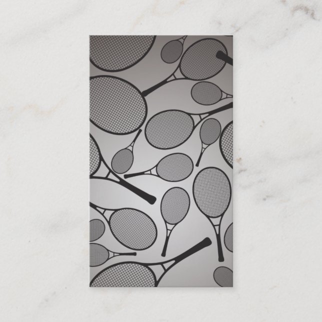 Tenis - tarjeta de visita personal (Anverso)