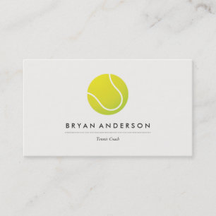 Tenis - tarjeta de visita personal
