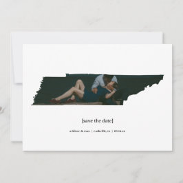 Tennessee Guardar la tarjeta fotográfica de fecha