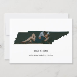 Tennessee Guardar la tarjeta fotográfica de fecha