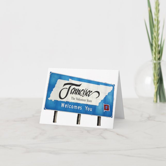 Tennessee Le Da La Bienvenida A Su Tarjeta De Salu (Anverso)