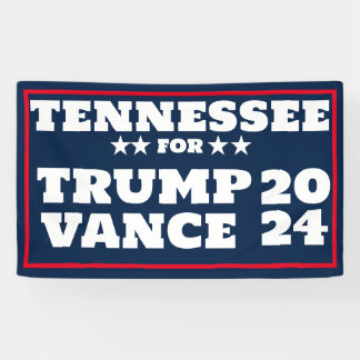 Tennessee para la pancarta de Trump Vance 2024