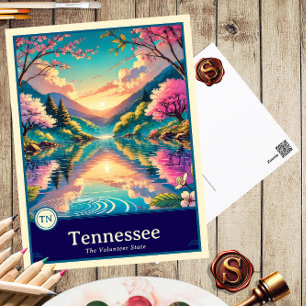 Tennessee   Postal con cubierta de estilo anime