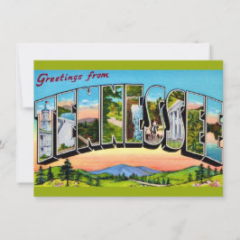 Tennessee Postcard Moving Invitación